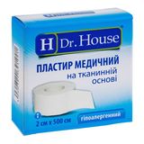 Пластир Медичний Dr.house 2 См Х 500 См На Тканинній Основі