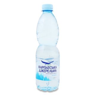 Вода Мінеральна Карпатська Джерельна Негазована 0,5 Л