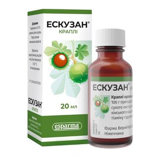 Ескузан Краплі Оральні Флакон 20 Мл