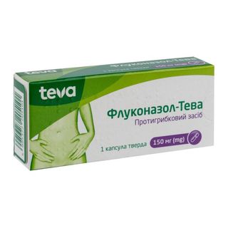 Fluconazole-Teva hard capsules 150 mg No. 1