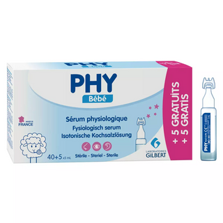 Gilbert Sérum physiologique 40unites+5unites gratuit