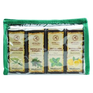 Ароматика Набір Для Сауни (ялиця, Лимон, М`ята, Евкал.)