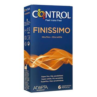CONTROL FINISSIMO Xtra Fino Condones, 6 piezas