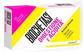 Biochetasi Digestione E Acidità Gonfiore 20 Compresse Masticabili