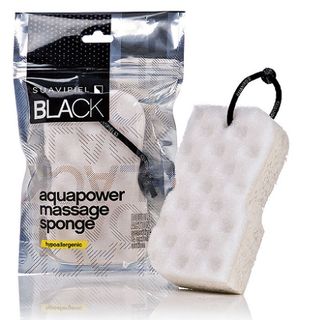 Мочалка масажна Suavipiel Black Aqua Power Massage Sponge