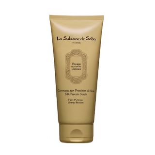 Скраб для тіла з ароматом апельсинових квітів Silk Protein Scrub Orange Blossom La Sultane de Saba  200  мл