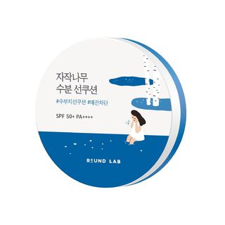 Cонцезахисний кушон з березовим соком ROUND LAB Birch Juice Moisturizing Sun Cushion 15 г