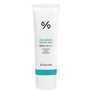 Сонцезахисний веганський крем Dr.Ceuracle з центелою SPF50+ PA++++ 50 мл