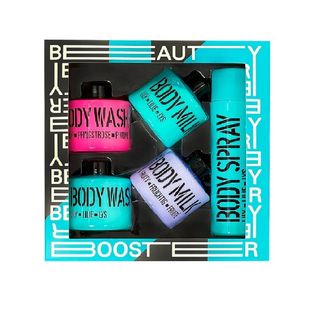 Подарунковий набір Mades Cosmetics Лілія Півонія Фруктовий коктель 5*100 мл