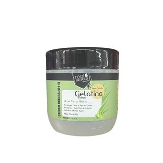 Капільрний гель- желатин для волосся Real Natura GELATINA CAPILAR ALOÉ VERA HIDRA 500 мл