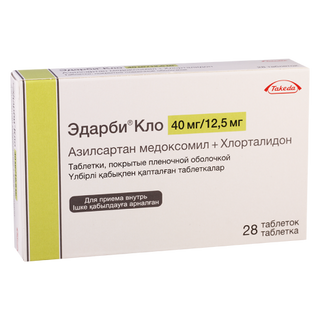 ედარბი კლო ტაბ.40მგ/12.5მგ.N28