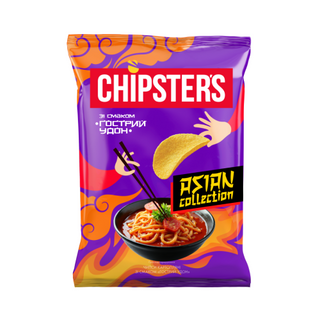 Чіпси Chipsters "Гострий удон" 100г.