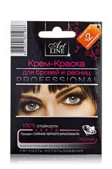 Арт Лайн Крем Фарба Для Брів Та Вій Чорна Діамант