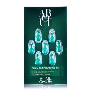 About Face Acne Treatment Капсули Миттєвої Дії З Екстрактом Мексиканського Кактусу, 7шт