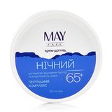 May Face Нічний Крем-догляд Для Обличчя 65+, 50 Мл