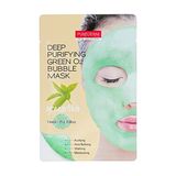 Purederm Глибоко Очищуюча Бульбашкова Тканинна Маска Для Обличчя  З Зеленим Чаєм, 25 Г