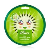 Just Kawaii  Маска Для Обличчя Kiwi Jelly   Екстрактом Гриба Лінчжи Відбілення Та Гідробаланс