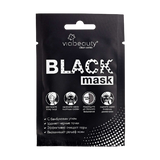 Віа Бьюті Маска Для Обличчя Black Mask Очищуюча З Бамбуковим Вугіллям, 10мл