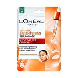 Лореаль Париж Ревіталіфт Клінікал Вітамін С, Тканинна Маска Для Надання Сяяння Шкірі Обличчя, 26 Г