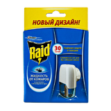 Raid Фумігатор З Рідиною Проти Комарів, 30 Ночей (1 Фумігатор + 1 Флакон З Рідиною)