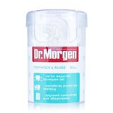 *dr.morgen Зубочистка З Зубною Ниткою 2 В 1 Для Щоденного Догляду 50 Шт