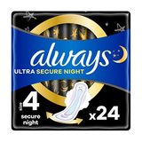 Always Прокладки Для Критичних Днів Ultra Secure Night, 24шт