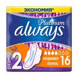 Always Прокладки Для Критичних Днів Platinum Normal Plus, 16шт