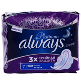 Always Прокладки Для Критичних Днів Platinum Night, 6шт