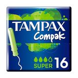 Tampax Тампони Compak Super З Аплікатором, 16шт