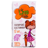 Lito Хусточки Паперові Позитив, 12шт