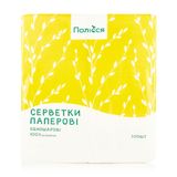 Полісся Серветки Столові 23*24 Білі, 500шт