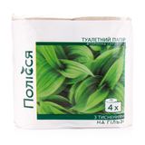 Полісся Туалетний Папір З Тисненням На Гільзі, 4шт