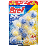 Bref Power Aktiv Блоки Для Туалету Лимонна Свіжість 3*50г