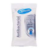 Smile Серветки Вологі Антибактеріальні 15шт