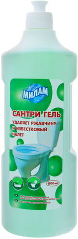 Мілам Гель Для Ванної Кімнати Для Видалення Іржі Та Вапна Сантрі 1л