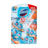 Доместос Пауер 5 Блок Для Очищення Унітазу Лотос Та Апельсин 2х55 Г