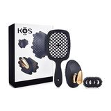 Набір Для Волосся: Щітка Масажна, Щітка Для Миття Голови, Резинки Для Волосся, 3 Шт Тм K.o.s Keep Of Style