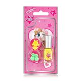 ***хані Бані Міс Набір Для Дівчат Лак Для Нігтиків Жовтий Та Два Колечка