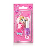 ***хані Бані Міс Набір Для Дівчат Лак Для Нігтиків Бузковий Та Два Колечка