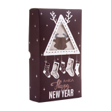 ***аміга Шкарпетки Жіночі Класичні Махра У Подарунковій Упаковці  З Оленем Р.23-25