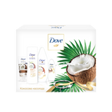 Дав Подарунковий Набір Кокосова Насолода (лосьон, Крем Для Рук, Гель, Антиперсп.)