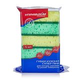 Управдом Губка Кухонна 5шт Супер Піна