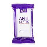 Green Way Вологі Серветки Антисептичні З Хлоргексидином 15 Шт