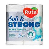 Ruta Рушники Паперові Soft Strong Білі 3 Шари 2 Рул