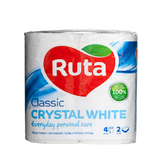 Ruta Папір Туалетний Classic Білий 2-х Шаровий 4шт