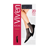 Вів`єн Шкарпетки Жіночі Класік 20 Ден Чорні (2 Пари)