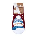 ***аміга Шкарпетки Жіночі Чешки Махрові Р 23-25 Сніговик