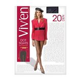 Вів`єн Колготи Жіночі Горошек 20 Ден Чорний Р.4