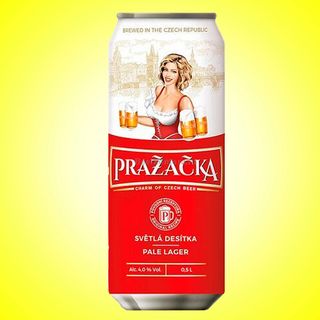 Пиво Пражечка Свiтле 0.5л Ж/б