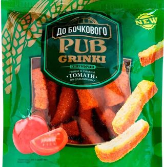 Грінки Пшеничні Зі Смаком Томати По-домашньому (150г)